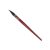 Кисть белка №4 круглая с острым кончиком Leonard “772RO” короткая перламутровая красная ручка